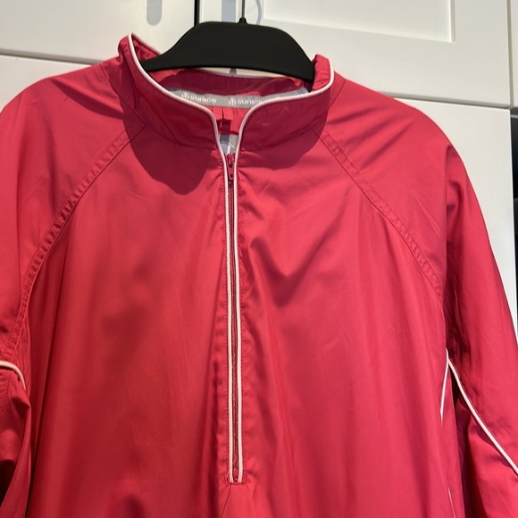 Sunice Windbreaker Pullover Half Zip Women’s size M Hot Pink Light Jacket - Picture 11 of 12